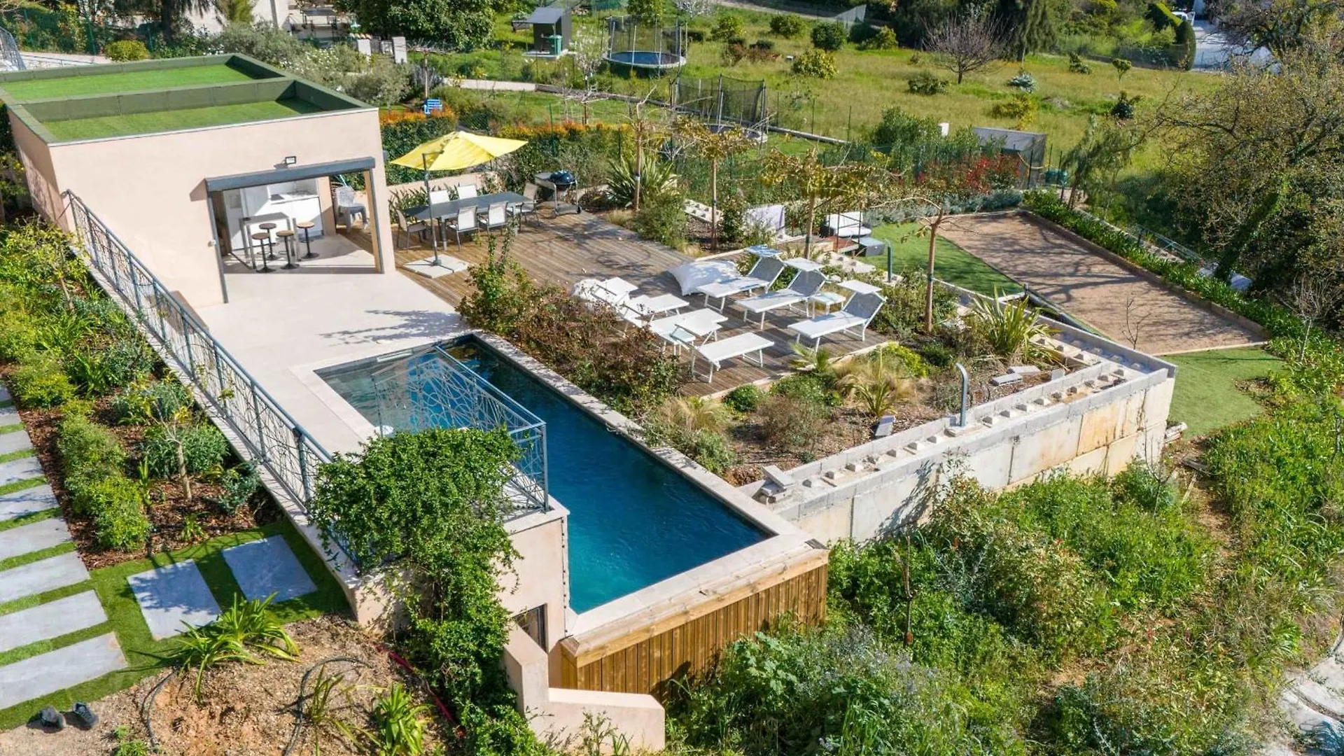 06Bk - Superb Contemporary Sea-View Villa Cagnes-sur-Mer